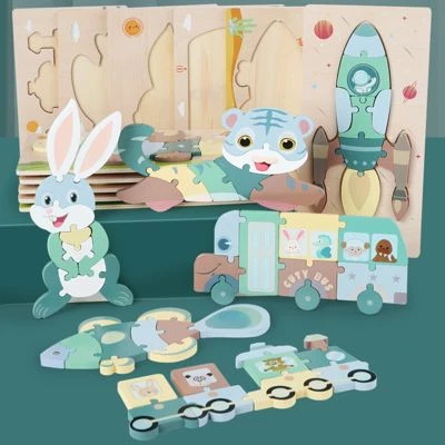 Syntek Dreidimensionales Puzzle Für Kinder Pädagogisches Bausteinspielzeug Für Kinder 5 Syntek Dreidimensionales Puzzle Für Kinder Pädagogisches Bausteinspielzeug Für Kinder – Bild 3