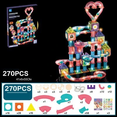 Enbaoxin Magnetisches Baustein-Spleißspielzeug Für Kinder Buntes Magnetisches Montagespielzeug Für Kinder 3 Enbaoxin Magnetisches Baustein-Spleißspielzeug Für Kinder Buntes Magnetisches Montagespielzeug Für Kinder