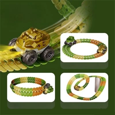 Enbaoxin Dinosaurier-Vielfalt DIY Zusammengebautes Set Pädagogisches Dinosaurier-Autospielzeug Für Kinder 7 Enbaoxin Dinosaurier-Vielfalt DIY Zusammengebautes Set Pädagogisches Dinosaurier-Autospielzeug Für Kinder – Bild 5