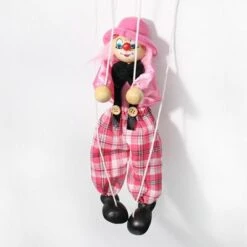 Debuy Clown-Marionette, Die Kinderspielzeug Zieht Drama Marionette Kinderspielzeug