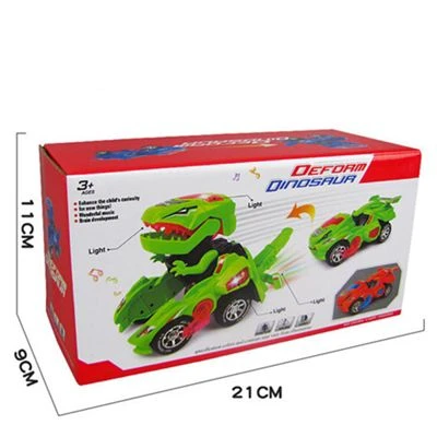 Syntek Leuchtendes Deformiertes Kinderspielzeugauto Glühen Sie Mit Musik Coolem Deformations-Dinosaurierauto 7 Syntek Leuchtendes Deformiertes Kinderspielzeugauto Glühen Sie Mit Musik Coolem Deformations-Dinosaurierauto – Bild 5