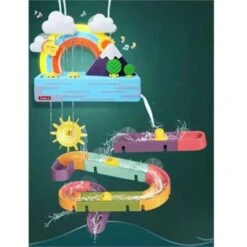 Syntek Wasserbahnspielzeug Für Kinder Rutschiges, Selbst Zusammengebautes Kinderspielzeug-Set 10 Syntek Wasserbahnspielzeug Für Kinder Rutschiges, Selbst Zusammengebautes Kinderspielzeug-Set -Otto 30483132 03