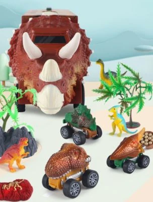 Decome Dino Container Lagerung Auto Modell Beleuchtung Musik Dinosaurier Transport Spielzeug Für Kinder 6 Decome Dino Container Lagerung Auto Modell Beleuchtung Musik Dinosaurier Transport Spielzeug Für Kinder – Bild 4