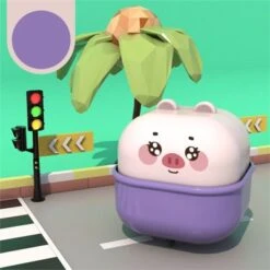 Decome Interaktives Eltern-Kind-Spielzeug Für Kinder Mit Cartoon-Tieren Lernspielzeug Auto Für Kinder -Otto 30520883 03