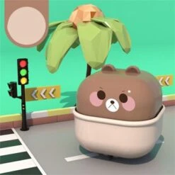 Decome Interaktives Eltern-Kind-Spielzeug Für Kinder Mit Cartoon-Tieren Lernspielzeug Auto Für Kinder -Otto 30520883 05