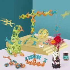 SHAOKE 36 STÜCKE Verschiedene Bausteine Pädagogisches Puzzle-Spielzeug Steckbausteine -Otto 30596321 05