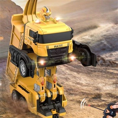 Brightake Großer Elektrischer Transformator Jungen Spielset Verformung Ferngesteuertes Auto Kinderspielzeugauto-Set 4 Brightake Großer Elektrischer Transformator Jungen Spielset Verformung Ferngesteuertes Auto Kinderspielzeugauto-Set – Bild 2