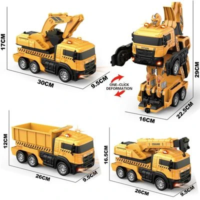 Brightake Großer Elektrischer Transformator Jungen Spielset Verformung Ferngesteuertes Auto Kinderspielzeugauto-Set 8 Brightake Großer Elektrischer Transformator Jungen Spielset Verformung Ferngesteuertes Auto Kinderspielzeugauto-Set – Bild 6