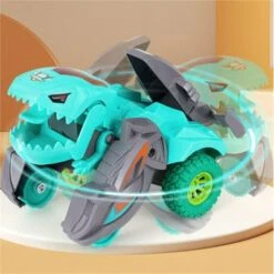 Enbaoxin Mecha-Wagenmodell-Dinosaurierspielzeug Spielzeugauto Wirbeln Und Tanzen Dinosauriermodell-Spielzeugauto -Otto 30789705 04