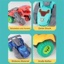 Enbaoxin Mecha-Wagenmodell-Dinosaurierspielzeug Spielzeugauto Wirbeln Und Tanzen Dinosauriermodell-Spielzeugauto -Otto 30789705 05