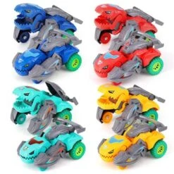 Enbaoxin Mecha-Wagenmodell-Dinosaurierspielzeug Spielzeugauto Wirbeln Und Tanzen Dinosauriermodell-Spielzeugauto -Otto 30789705 06