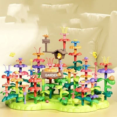 Enbaoxin Große Partikel Baustein Spielzeug Vielfältiges Blumenmodell Kinderspielzeug 5 Enbaoxin Große Partikel Baustein Spielzeug Vielfältiges Blumenmodell Kinderspielzeug – Bild 3
