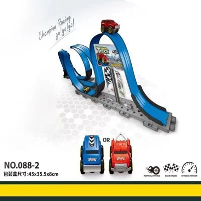 SHAOKE Zusammengebautes Spielzeugauto Mit Schienenfederung Für Jungen Anti-Schwerkraft-Magnetspur-Spielzeugauto Für Kinder Autospielesets 7 SHAOKE Zusammengebautes Spielzeugauto Mit Schienenfederung Für Jungen Anti-Schwerkraft-Magnetspur-Spielzeugauto Für Kinder Autospielesets – Bild 5