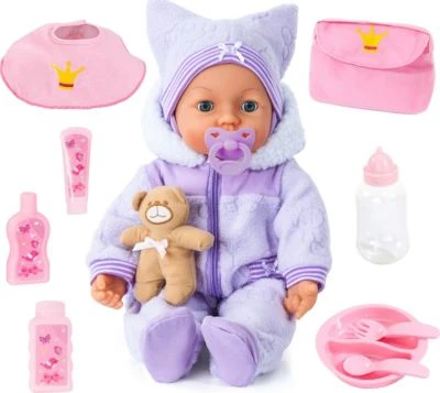 BAYER Babypuppe Piccolina Magic Eyes, 46 Cm 3 BAYER Babypuppe Piccolina Magic Eyes, 46 Cm