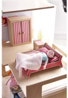 HABA 301988 Little Friends Puppenhausmöbel Schlafzimmer 4 HABA 301988 Little Friends Puppenhausmöbel Schlafzimmer – Bild 2