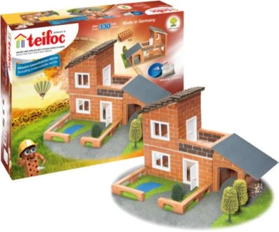 Teifoc Steinbaukasten Villa Mit Garage 3 Teifoc Steinbaukasten Villa Mit Garage