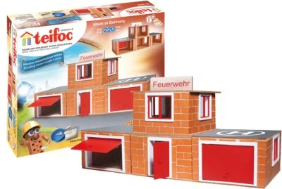 Teifoc Steinbaukasten Feuerwehr-Station 3 Teifoc Steinbaukasten Feuerwehr-Station