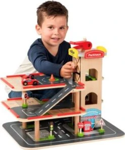 MyToys ORIGINALS Parkgarage Aus Holz Inkl. Autos, 10-tlg. -Otto 5614452 05