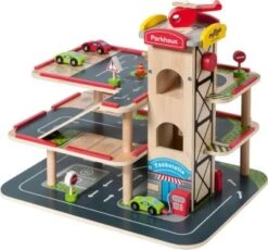 MyToys ORIGINALS Parkgarage Aus Holz Inkl. Autos, 10-tlg. -Otto 5614452 06