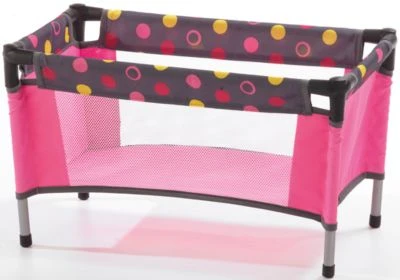 CHIC 2000 Puppen-Reisebett Dark Pink 4 CHIC 2000 Puppen-Reisebett Dark Pink – Bild 2