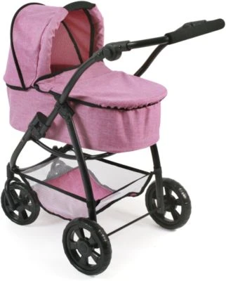 CHIC 2000 Kombi-Puppenwagen 3 In 1 Emotion All In, Jeans Pink 4 CHIC 2000 Kombi-Puppenwagen 3 In 1 Emotion All In, Jeans Pink – Bild 2