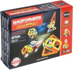 Magformers Creator Space-Set 22 Teile + Räder + Antennen