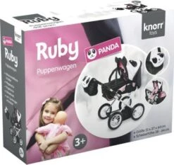 KNORRTOYS.COM Kombi-Puppenwagen Ruby - Panda -Otto 7048063 05
