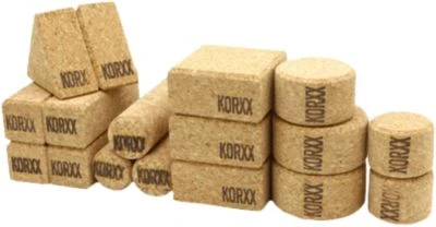 KORXX Korkbausteine Form M, 60 Stk. In Filzbox 3 KORXX Korkbausteine Form M, 60 Stk. In Filzbox