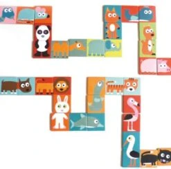 DJECO Domino Animo-Puzzle, Mehrfarbig (30) -Otto 8537697 03